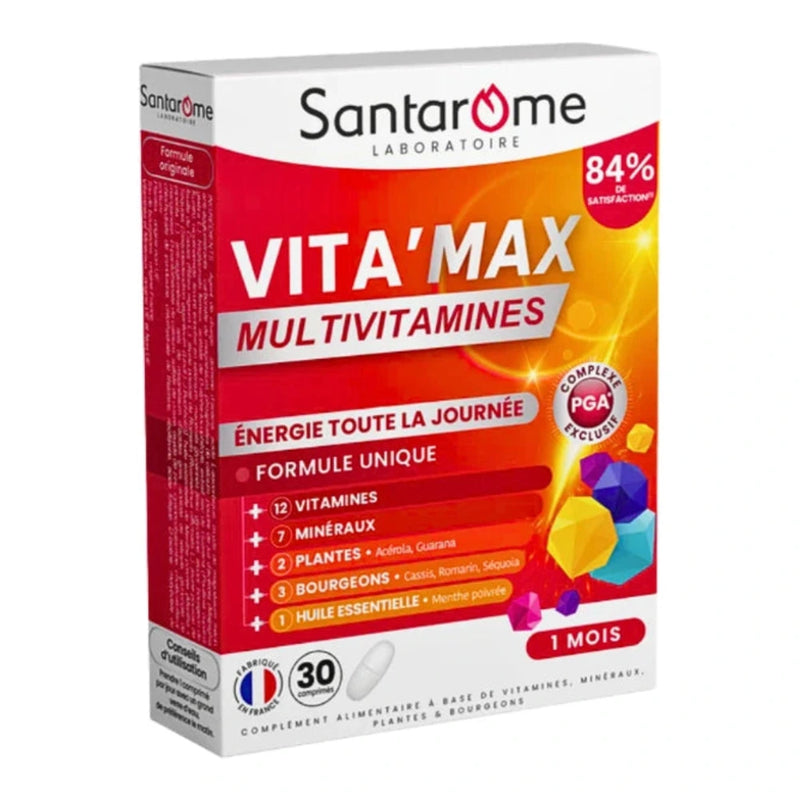 Santarome Vitamax Multivitamines 30 Comprimes