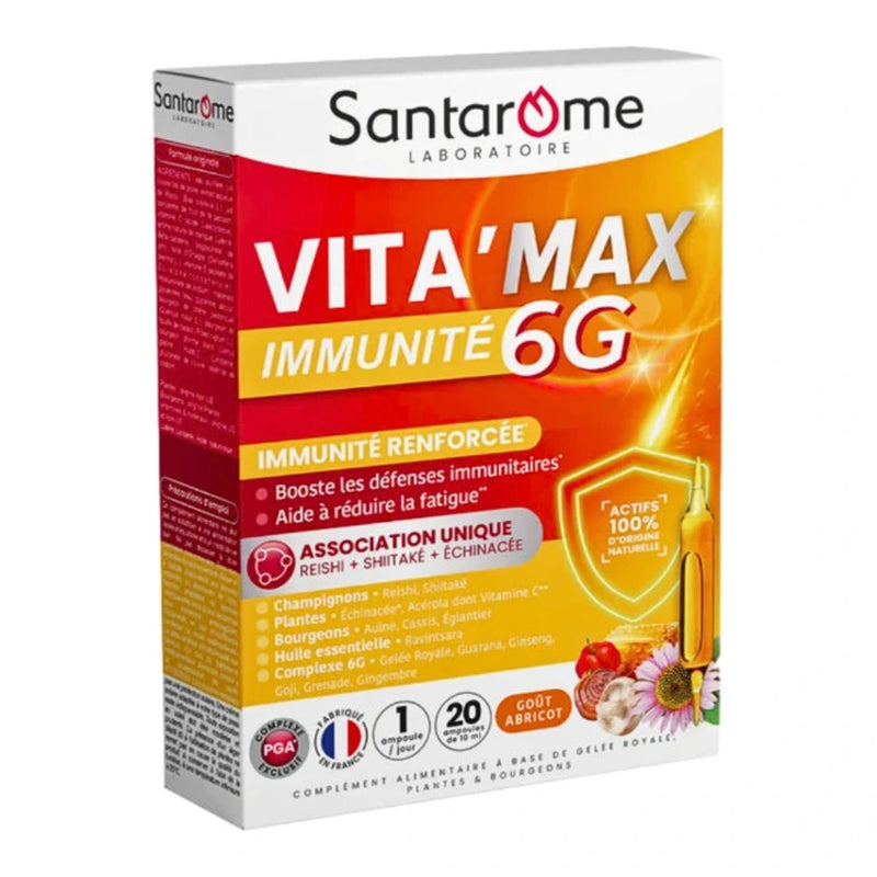 Santarome Vit'Max 6G 20Ampoules x 10ml
