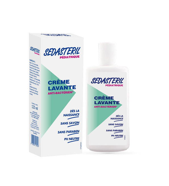 Sedasteril Pediátrico Crema limpiadora antibacteriana 250ml