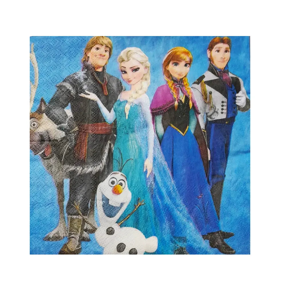 Pack de 10 Serviettes en Papier – Frozen La Reine des Neiges