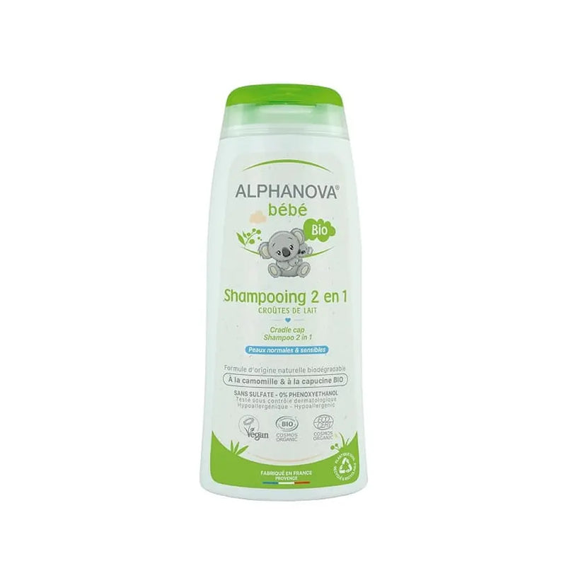 Alphanova Baby Organic 2 in 1 Shampoo - 200ml