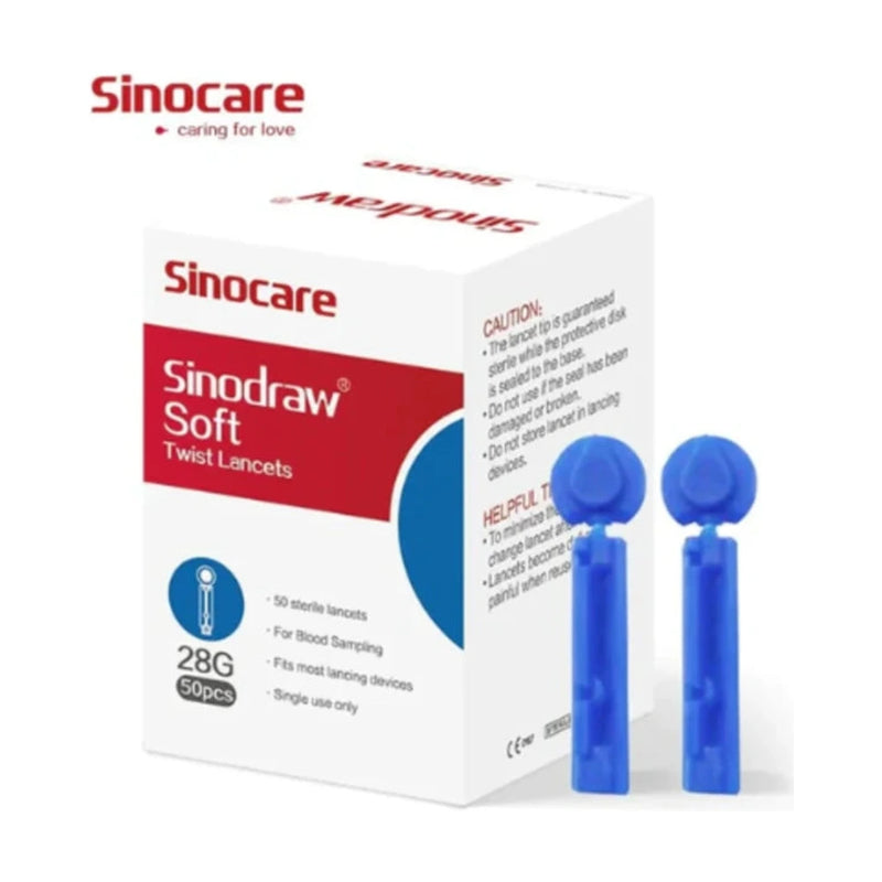 إبر وخز معقمة Sinocare – 50 قطعة