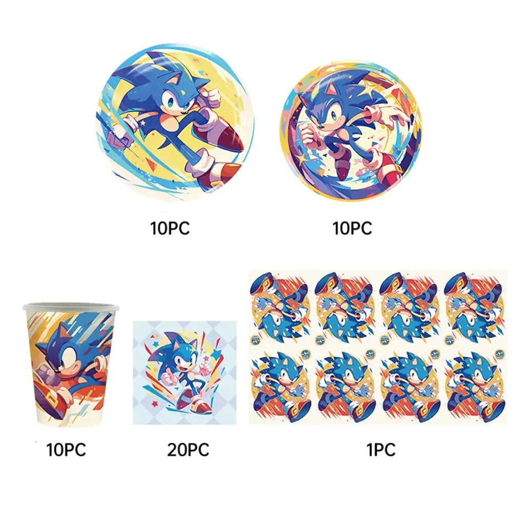 51 Piece Birthday Pack – Sonic