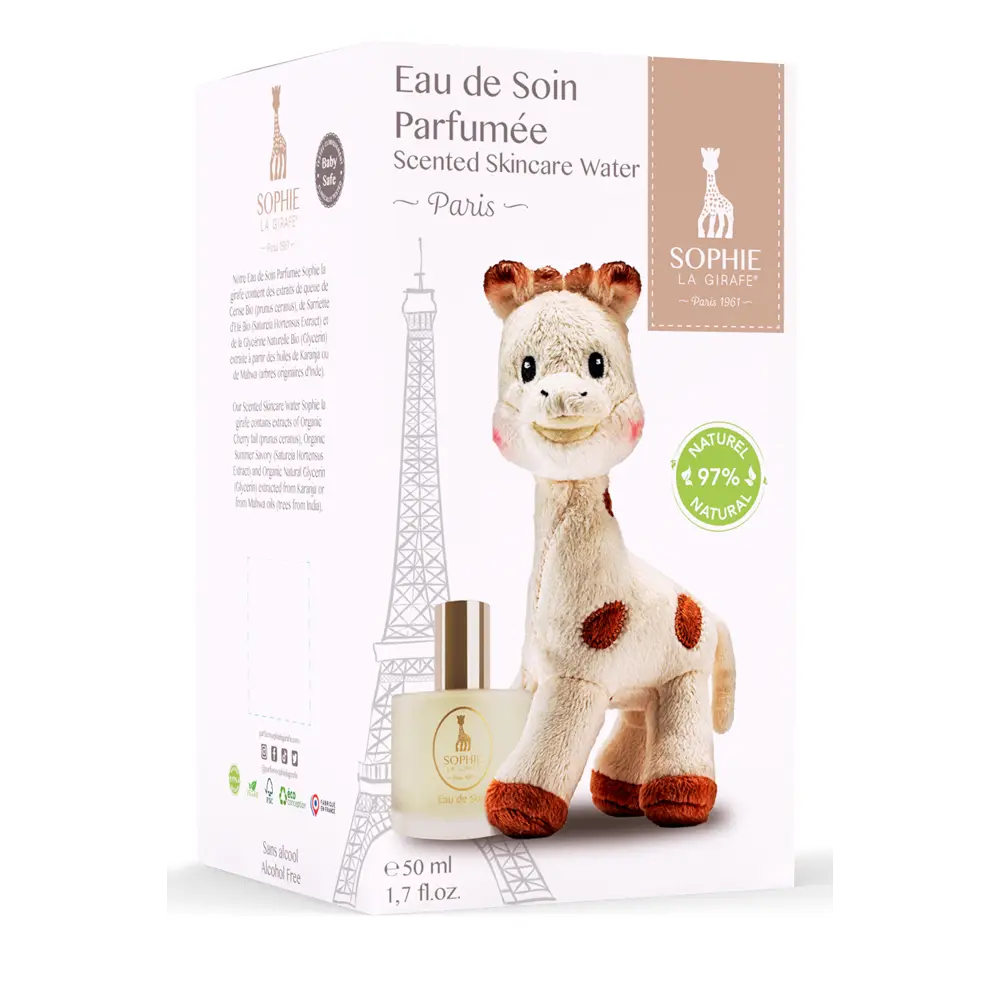 Sophie La Girafe Coffret Eau de Soin 50ml + Peluche - 0M+