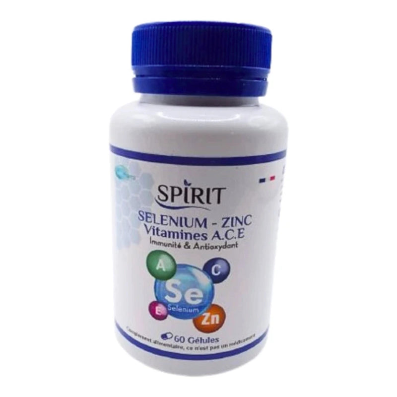 Spirit Selenium Zinc Vitamins A.C.E – 60 Capsules