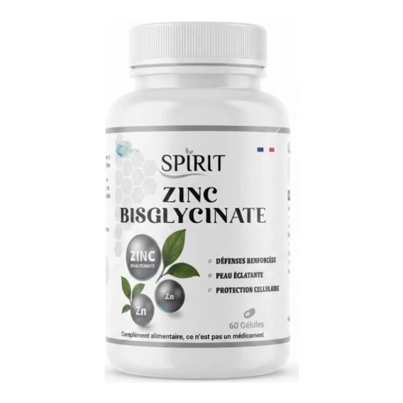 Spirit زنك بيسغليسينات 60 كبسولة