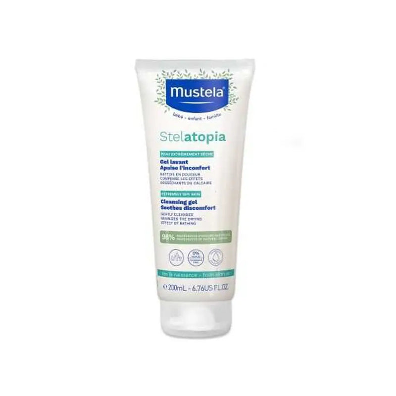 Mustela Stelatopia CleYearsing Gel for Atopic-Prone Skin - 200ml