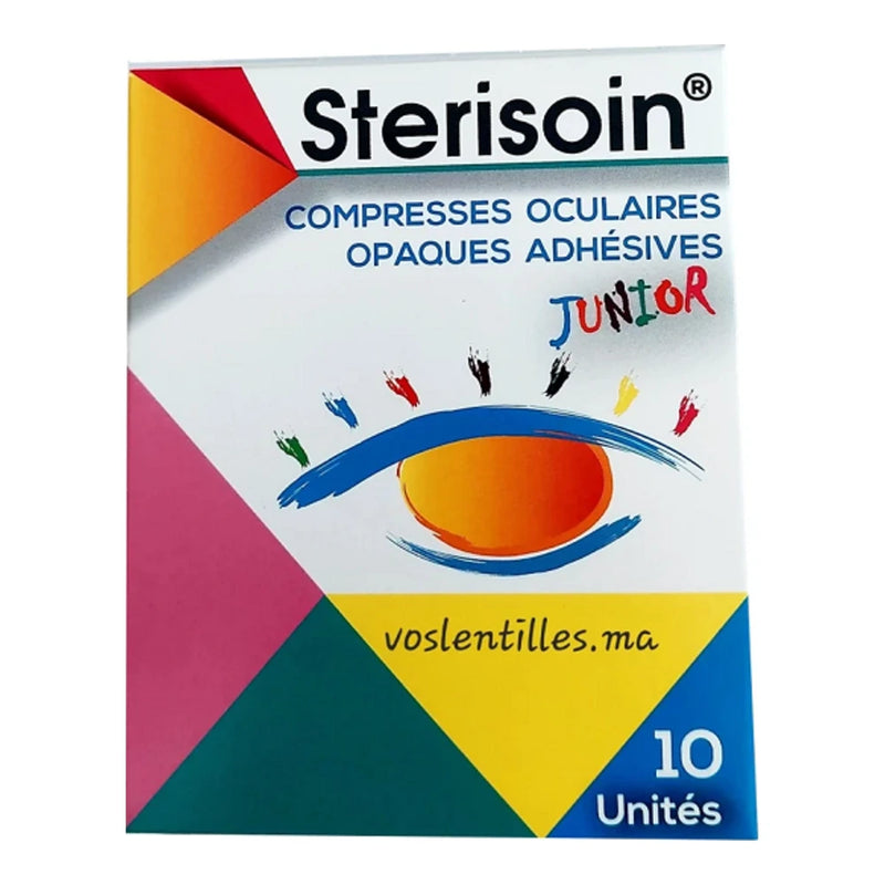 Compresas oftálmicas Sterisoin Junior 10 unidades