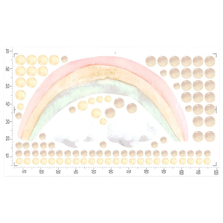 Bébé Safe Sticker Mural Arc-en-Ciel