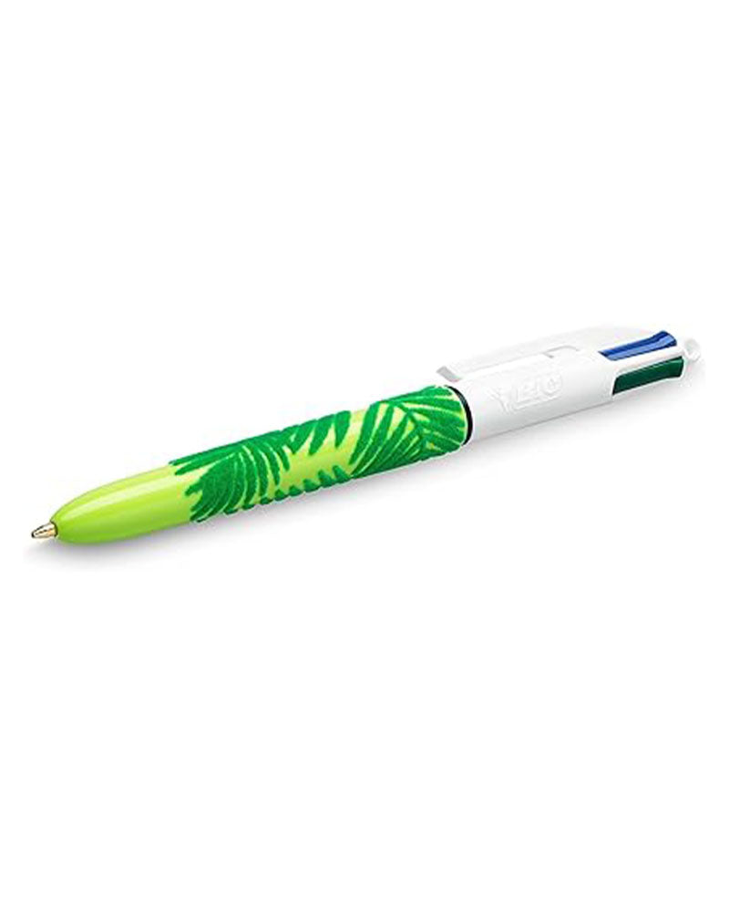 Stylo Bic 4 Couleurs Velvet - Vert