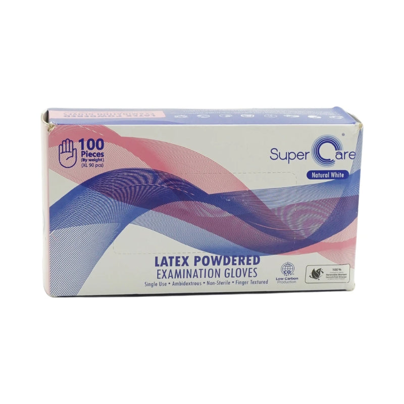 قفازات Super Care مقاس متوسط 100 قطعة