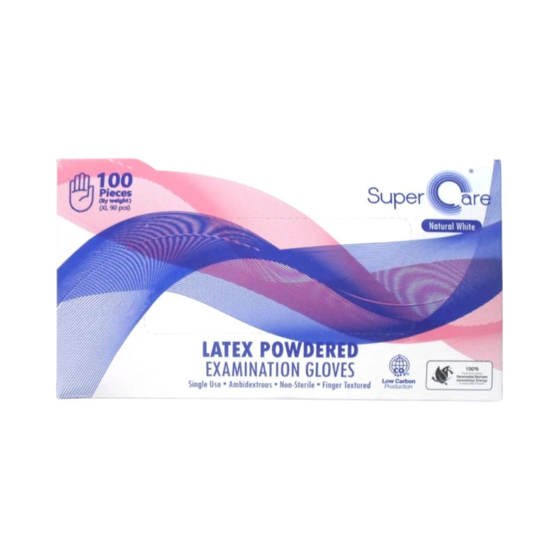 Super Care قفازات مقاس L – 100 قطعة