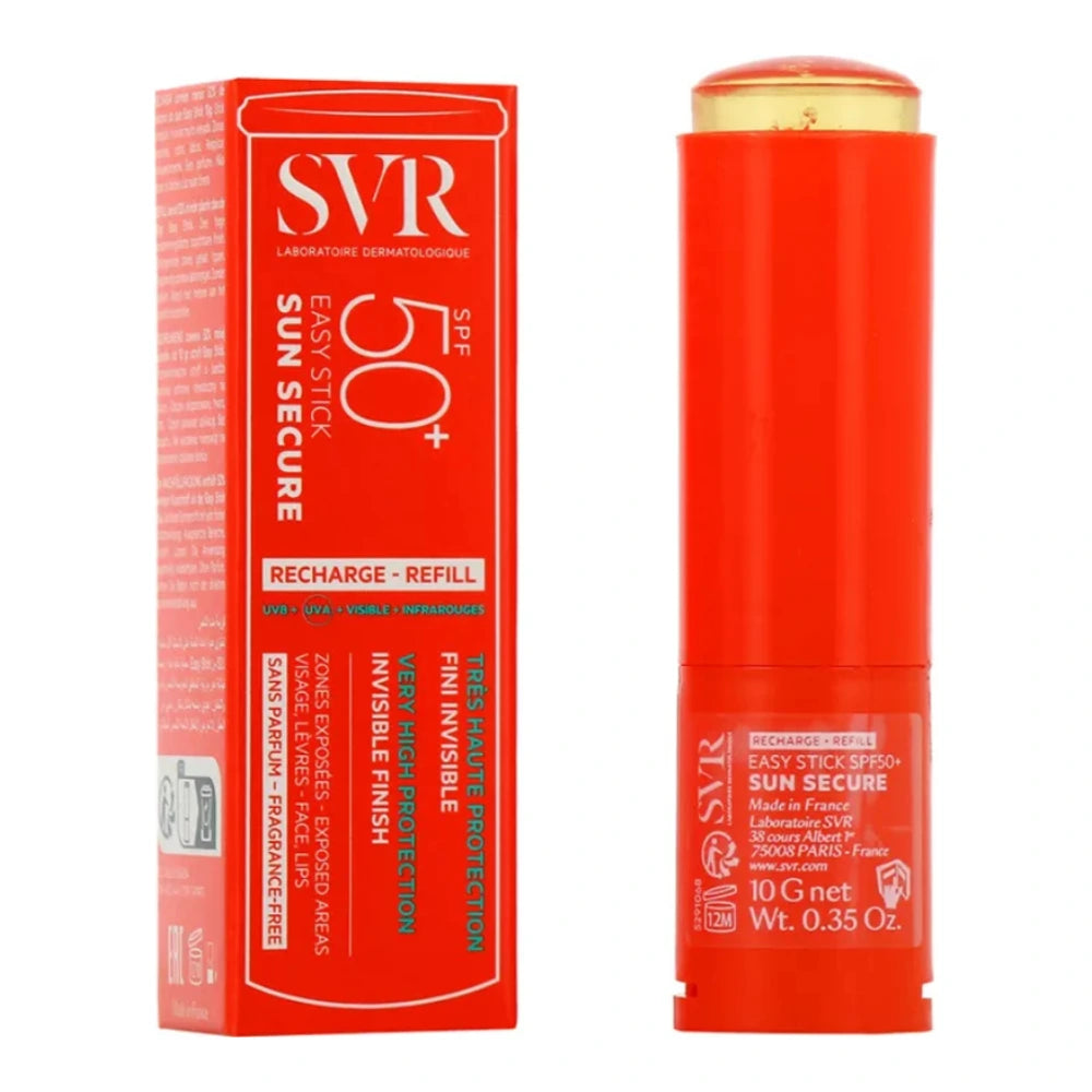 SVR Écran Sun Secure Easy Stick Invisible SPF 50+ – 10 g