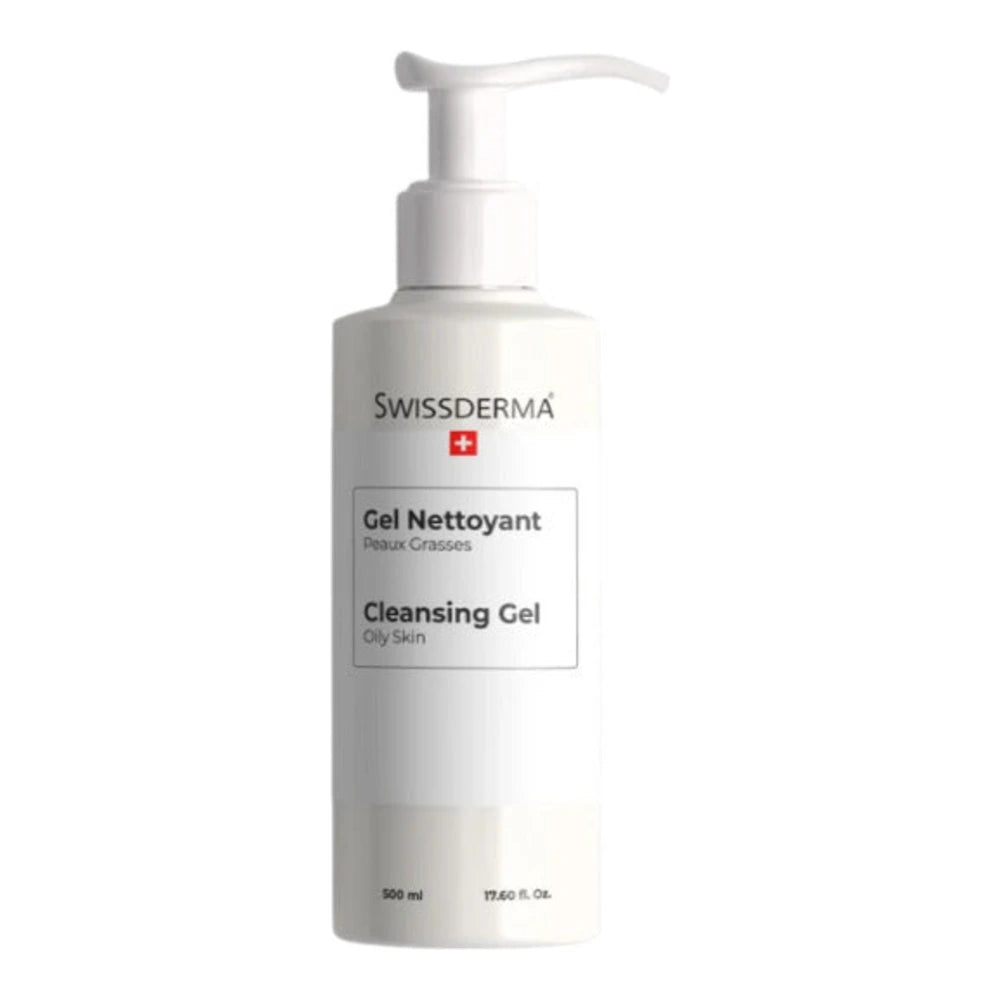Swissderma Gel Nettoyant Peaux Grasses 500 ml