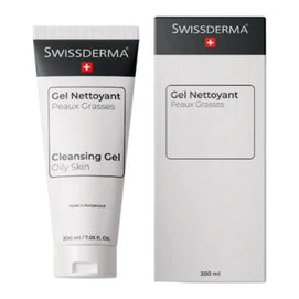 Swissderma Gel Nettoyant Peaux Grasses 200 ml – flacon