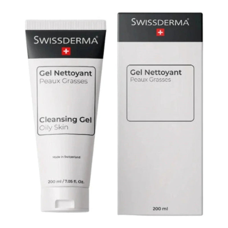 Swissderma Gel Nettoyant Peaux Grasses 200ml