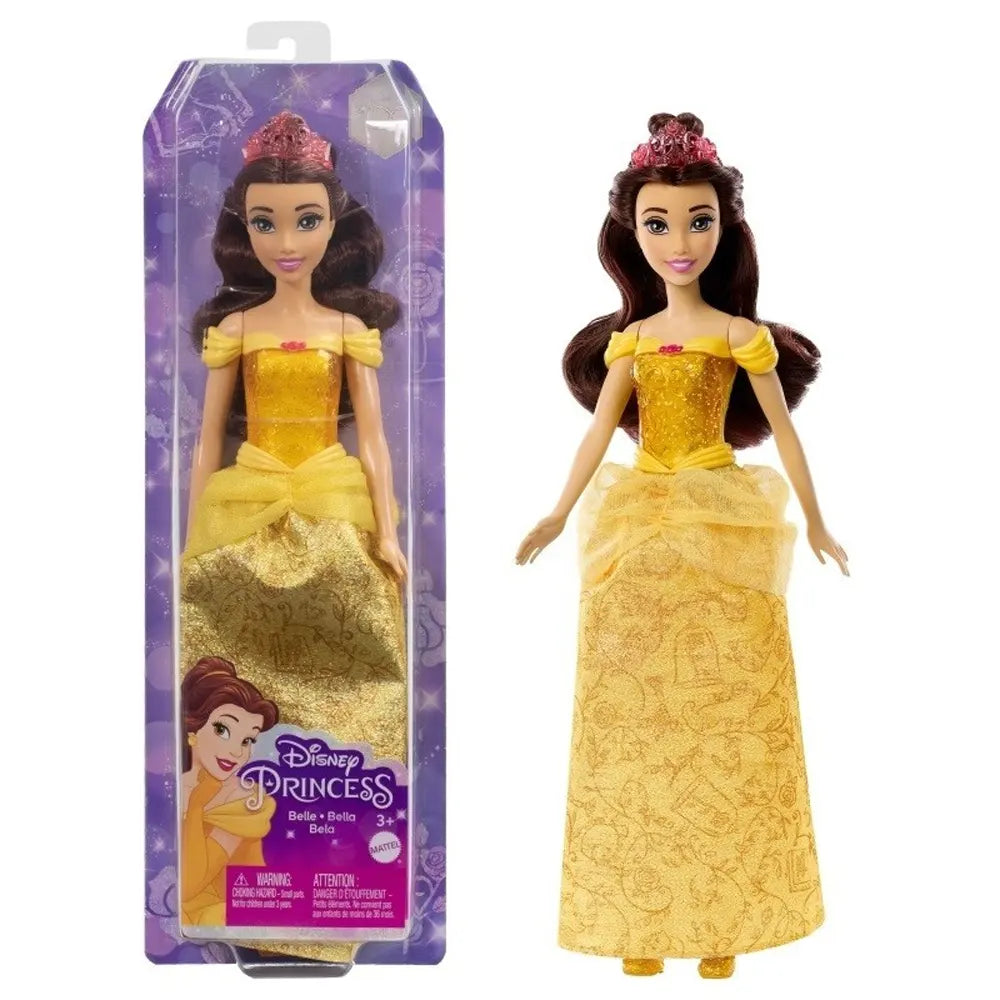 Mattel Princesse Belle avec Robe Pailletée 29 cm – 3A+