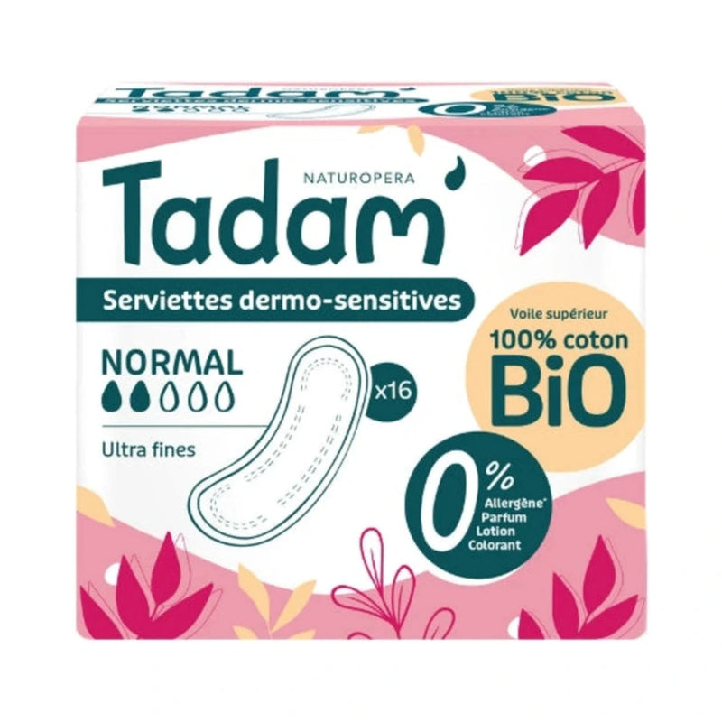 TADAM Dermo-Sensitive Ultra Normal Sanitary Pads x16