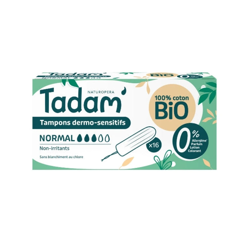 Tadam’ Tampons Dermo Sensitifs Normal - 16 Unités