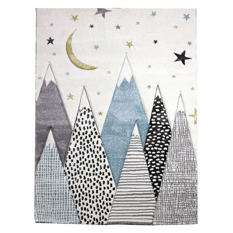 Tapis SNOWSKY Gris & Bleu