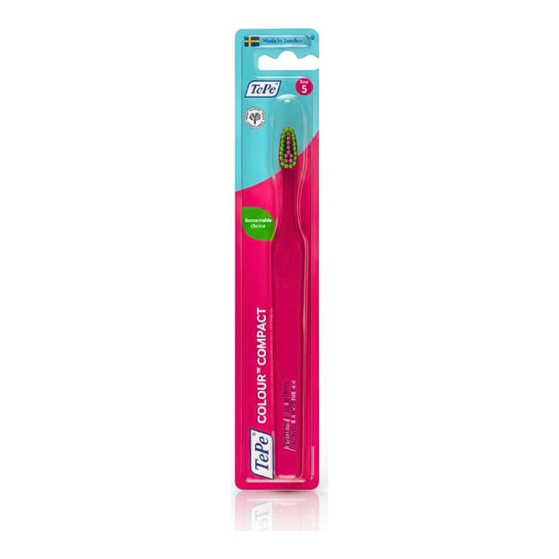 TePe Colour Compact Extra Soft Toothbrush – Pink