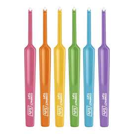TePe Compact Tuft brosse à dents monotouffe – coloris assortis