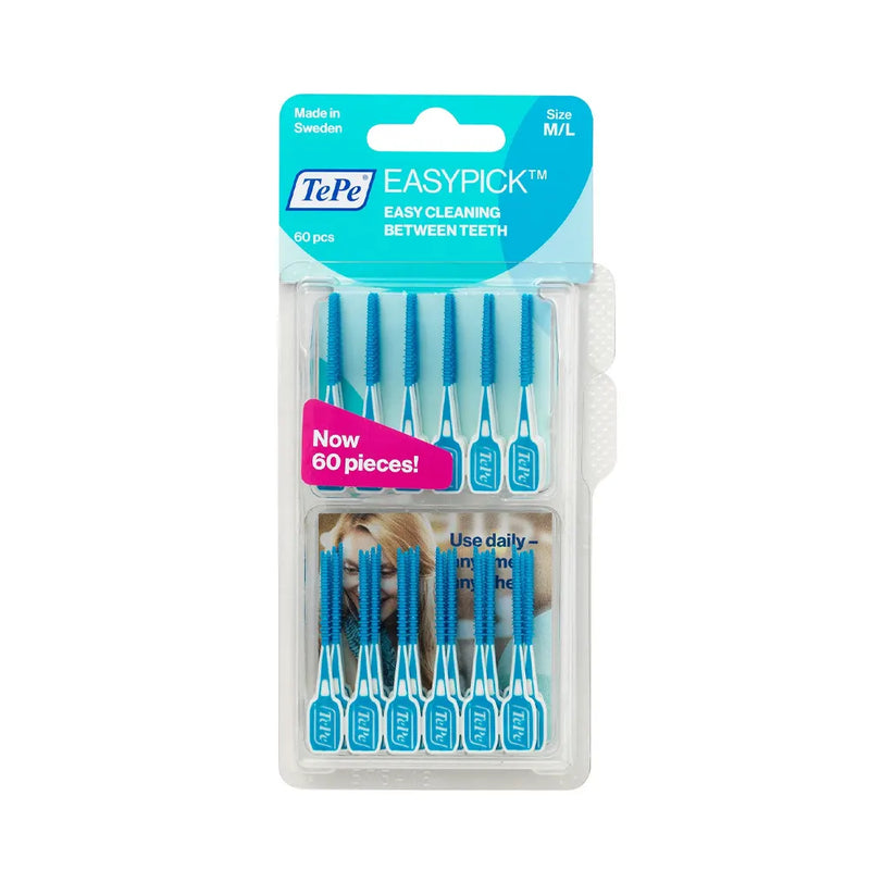 TePe EasyPick 60 Pieces Size M/L - Blue