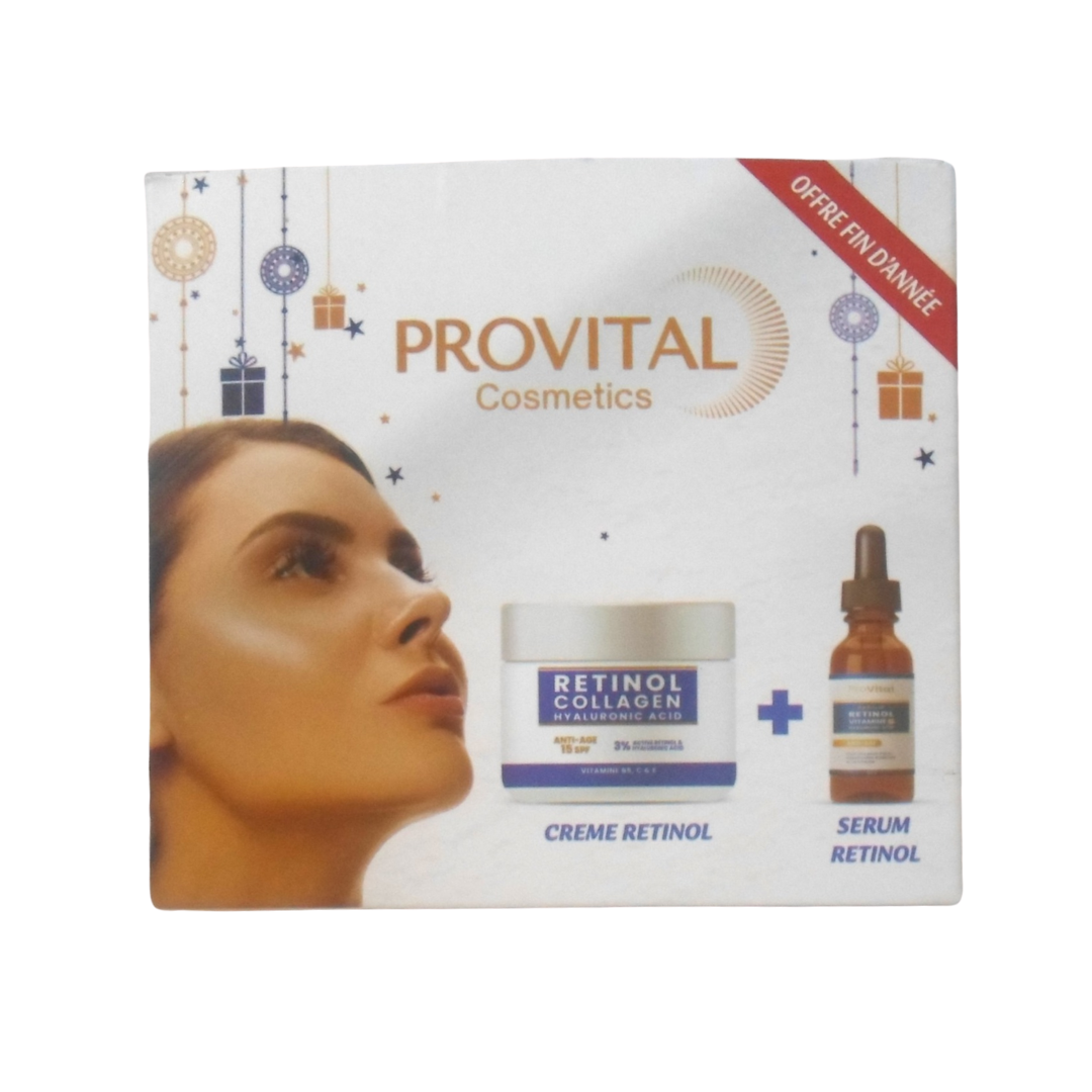 Pack Pro Vital Rétinol AH sérum 30 ml et crème