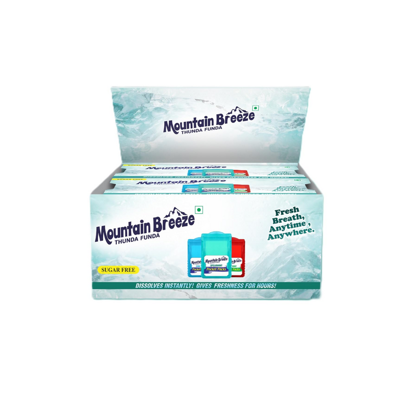 شرائط Mountain Breeze Coolmint – 24 شريطة