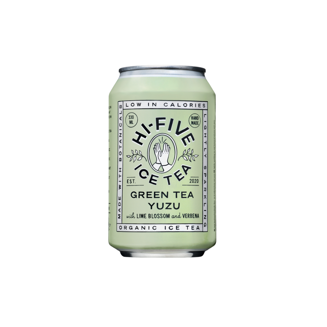 Hi-Five Ice Tea Yuzu Thé Vert 330 ml – canette