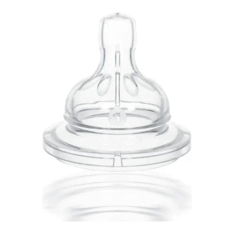 WeeBaby حلمة سيليكون تقويمية عنق واسع رقم 2 – 6-18 شهرًا (795-F)
