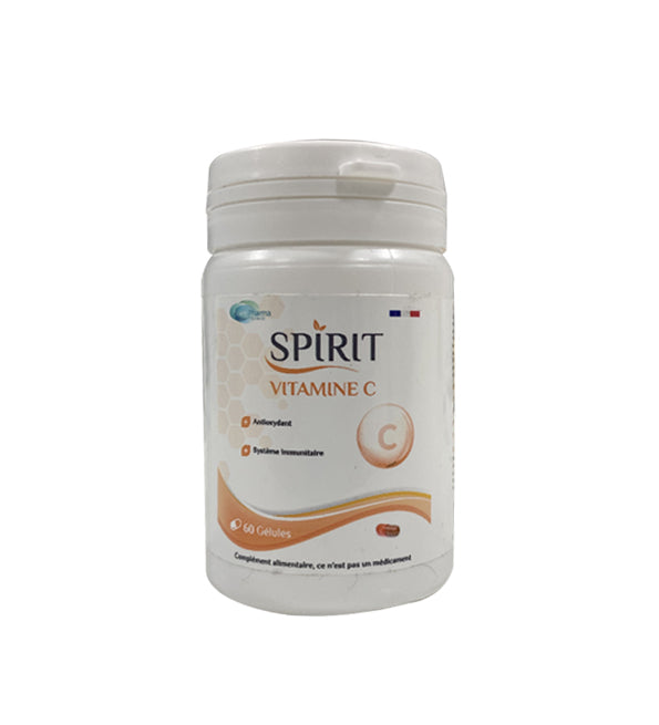 Spirit Vitamine C 60 gélules – flacon du complément alimentaire
