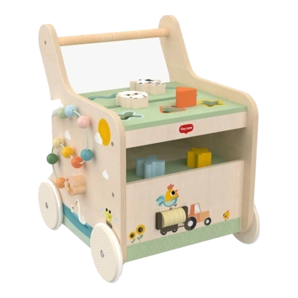 Tiny Love Chariot de Marche en Bois Farmers Funday