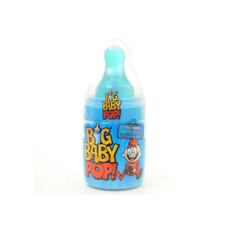 Bazooka Candy Brands Big Baby Pop 32g - Frambuesa