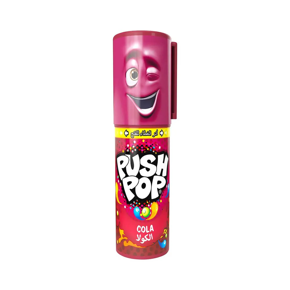 Bazooka Candy Brands Push Pop 15g - Saveur Cola