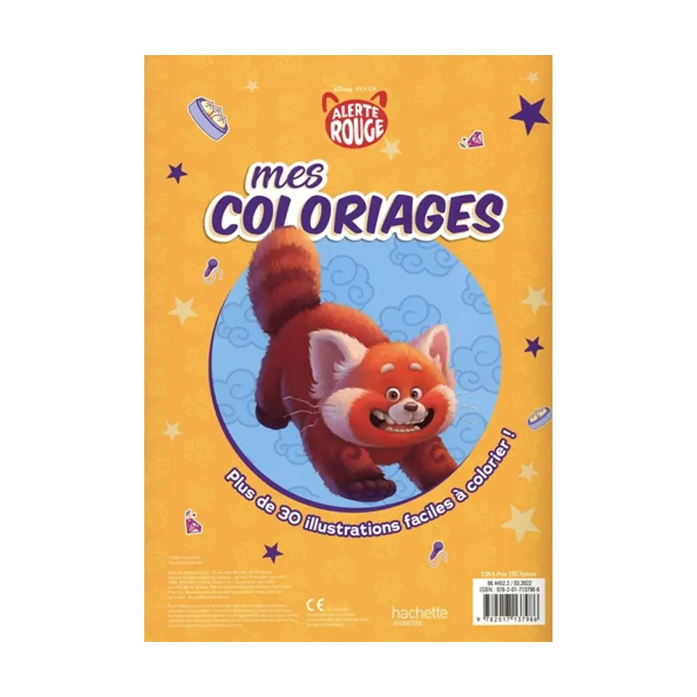 Hachette Mes Coloriages Disney Pixar - Alerte Rouge