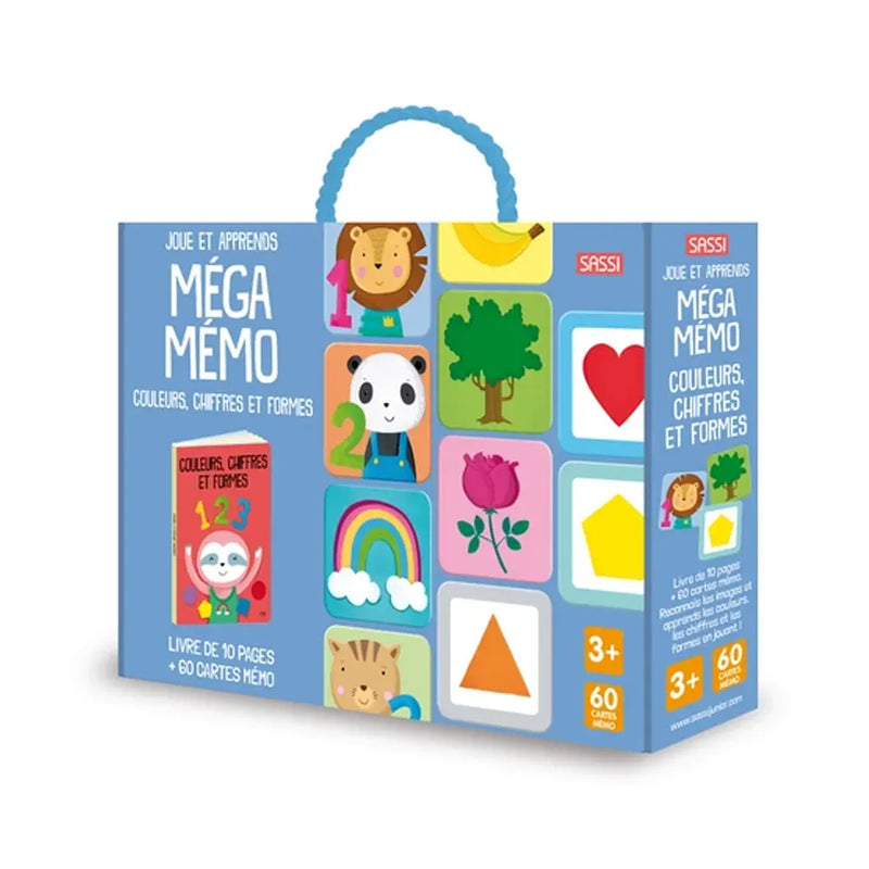 Sassi Mega Memo Book y 60 tarjetas Memo - 3A+