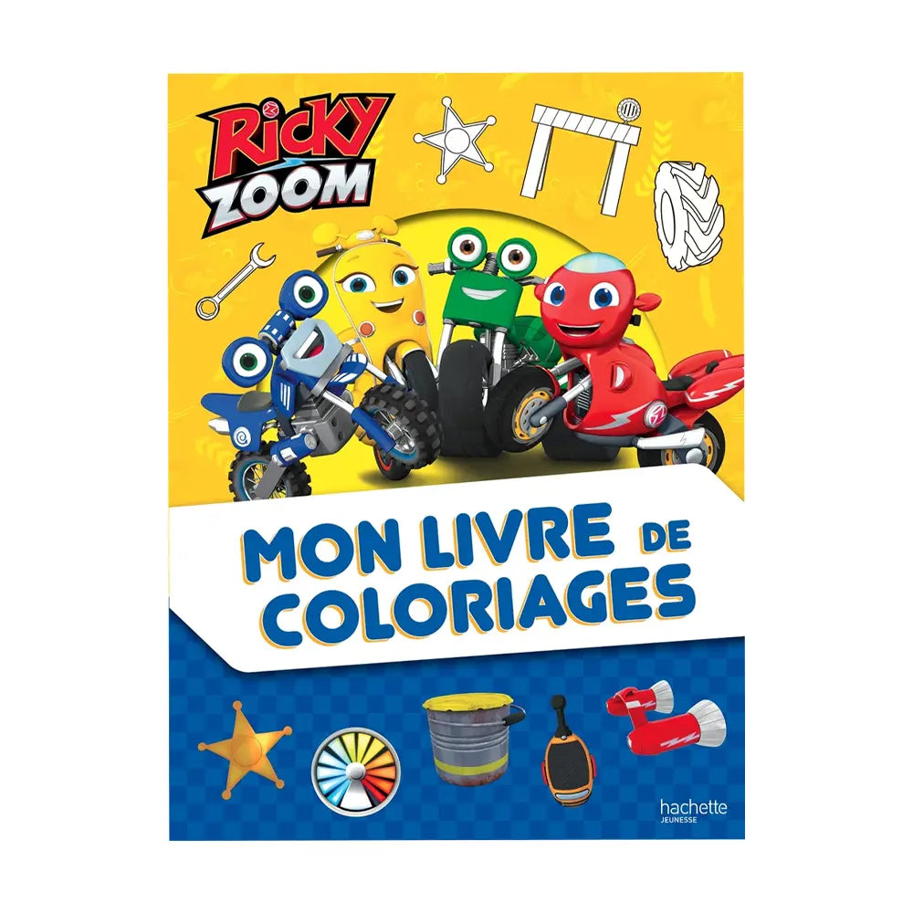 Hachette Mon Livre de Coloriages – Ricky Zoom