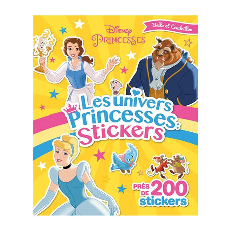 Hachette Disney Princesses – Stickers Belle et Cendrillon