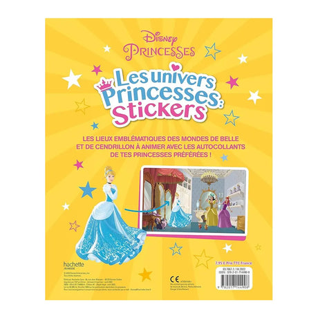 Hachette Disney Princesses – Stickers Belle et Cendrillon