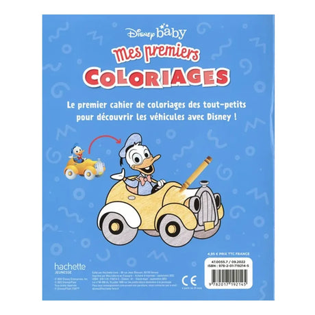 Hachette Mes Premiers Coloriages - Les Véhicules