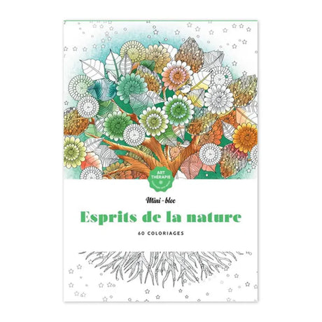  Hachette Bloc d'Art-Thérapie Esprits de la Nature – 60 Coloriages