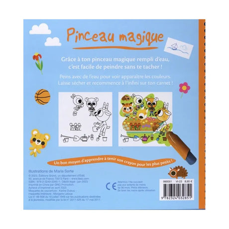 Livre de coloriage Pinceau Magique - L'École