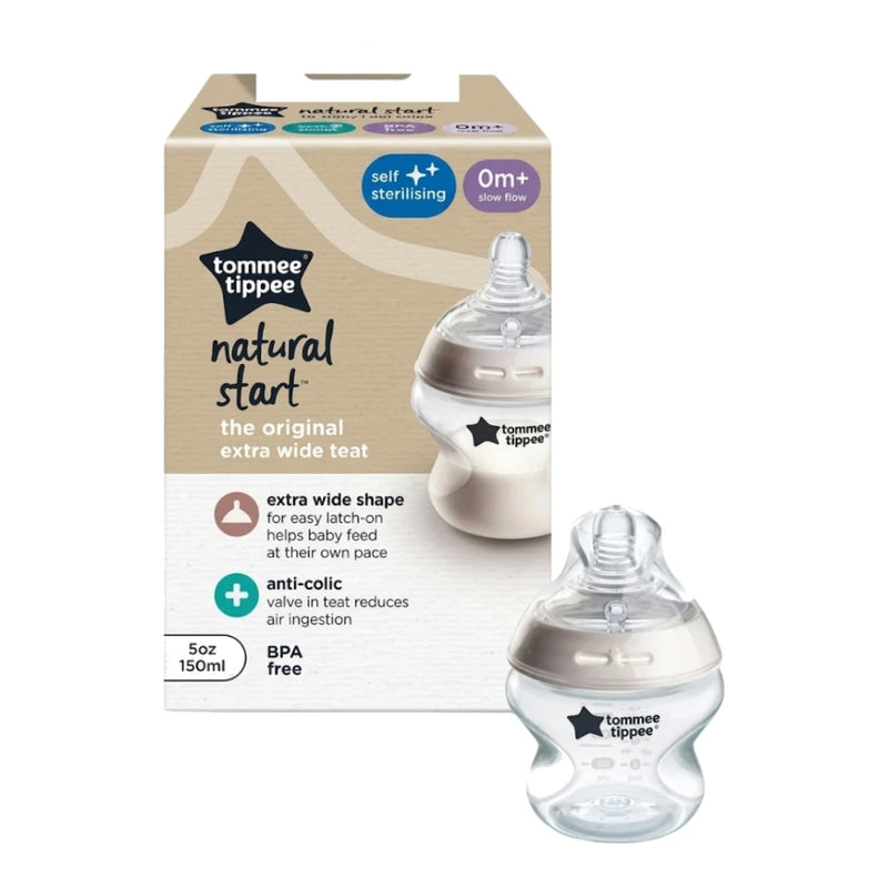تومي تيبي رضاعة Natural Start سعة 150 مل من الولادة مرجع 42240091