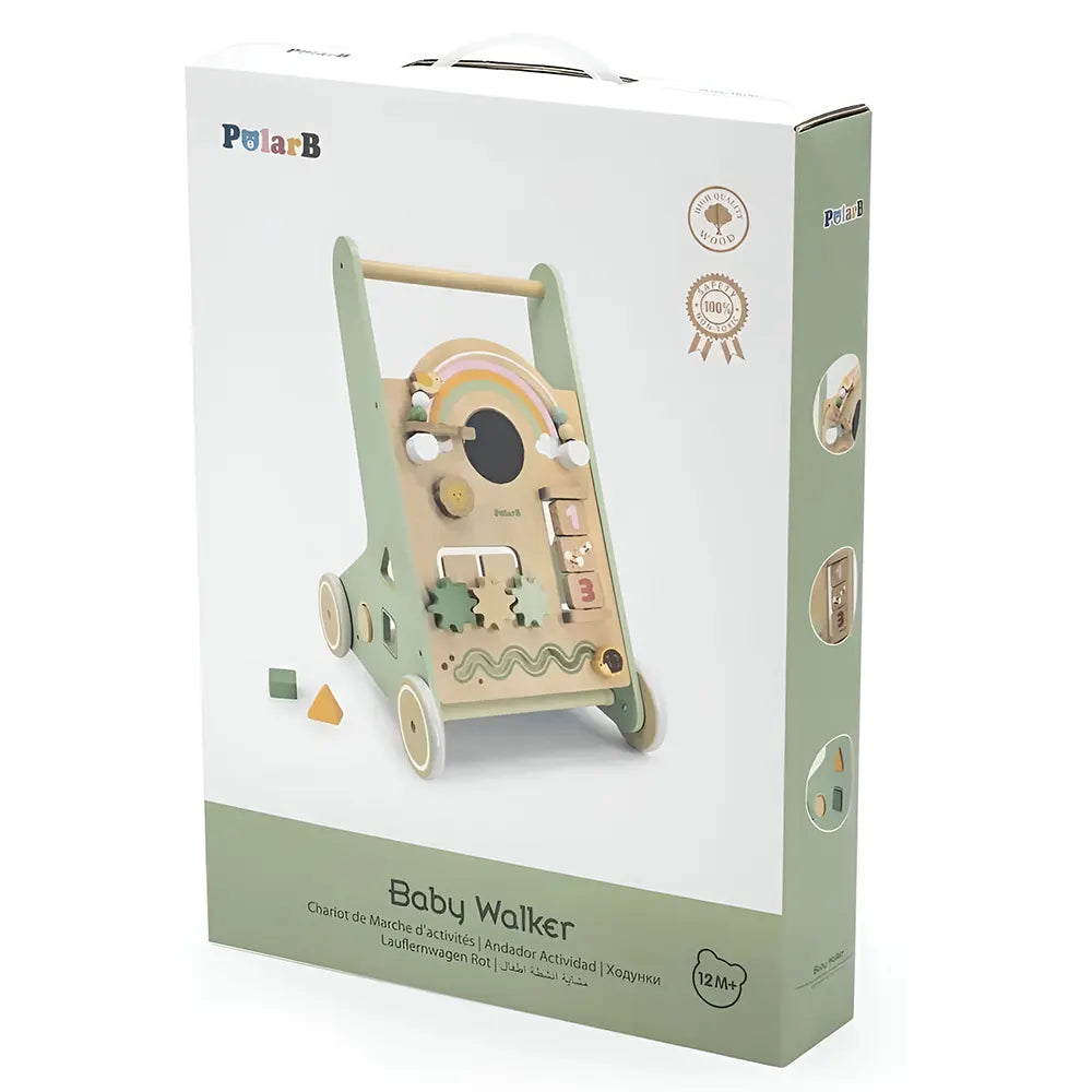 PolarB Trotteur Educatif Vert 12M+