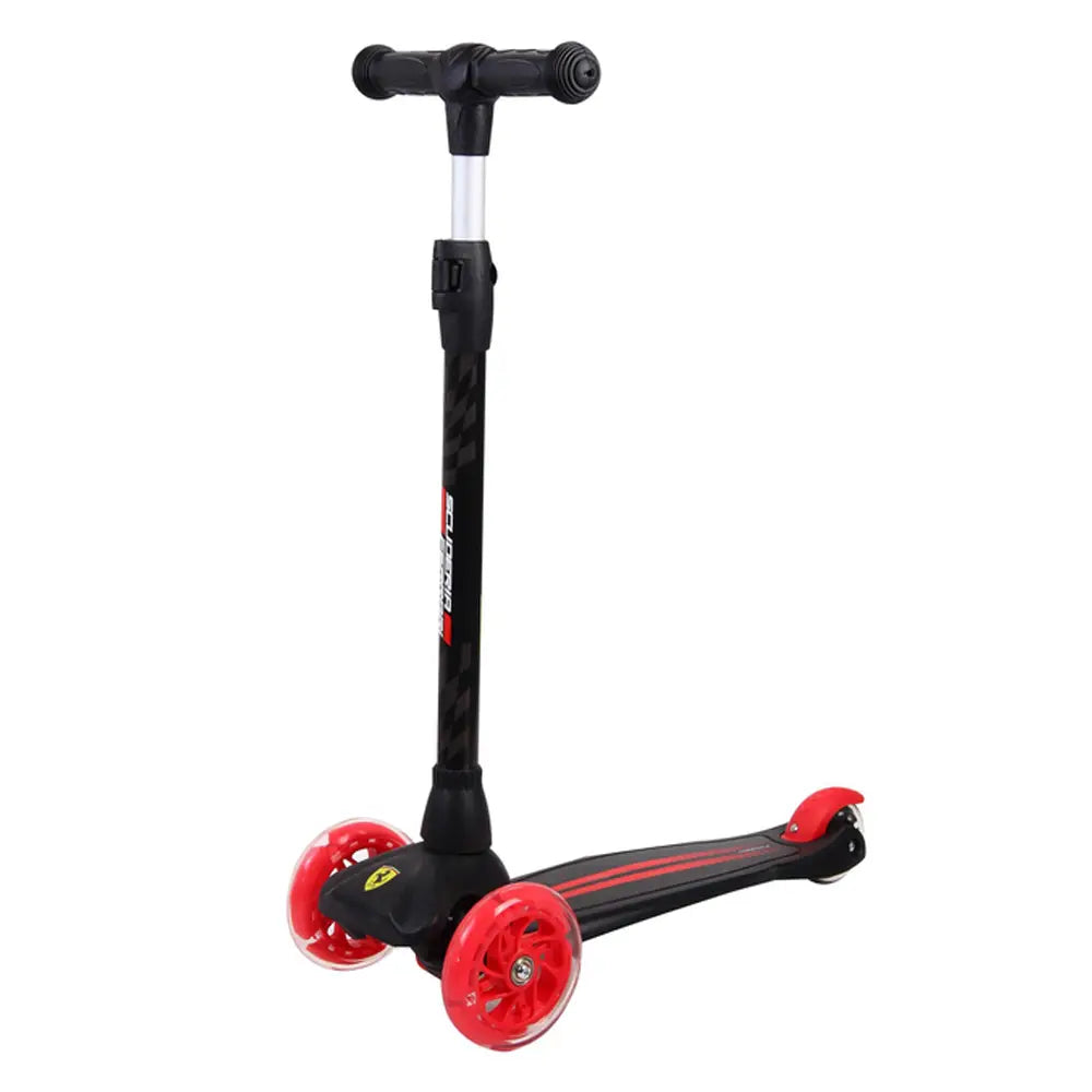 Trottinette Ferrari Scooter avec Lumières LED - Noir