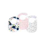 Tiny Twinkle Ensemble de 3 Bavoirs d'alimentation- Blush