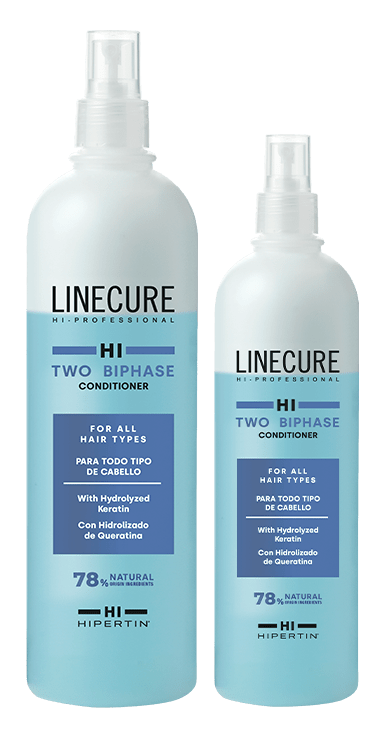 Flacon Hipertin Linecure Conditioner Two Biphase, après-shampoing biphasé sans rinçage