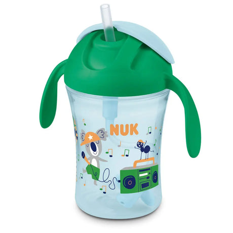 Nuk Cup Gobelet avec Paille Turquoise - 230ml