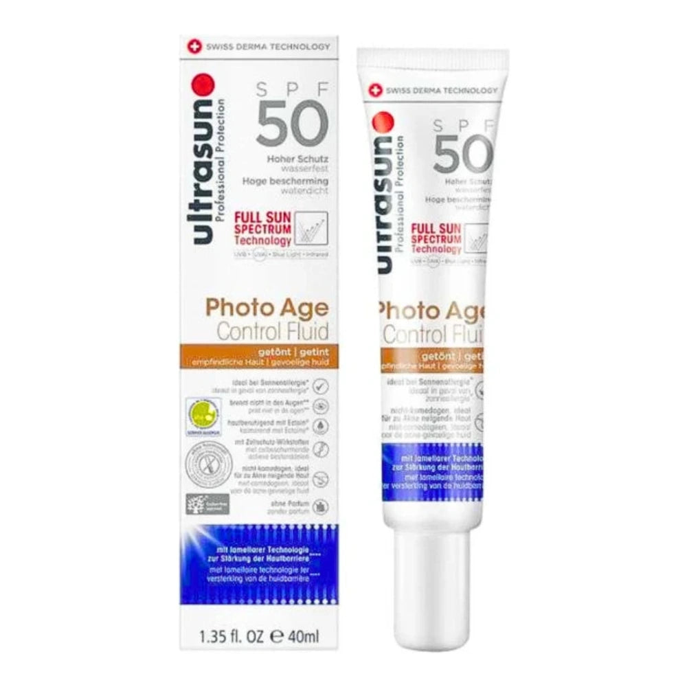Ultrasun Photo Age Control Fluide Teinté SPF50 – 40 ml – photo du produit